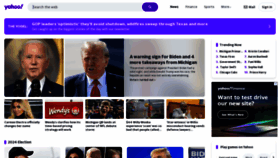 What Yahoo.com website looks like in 2024 