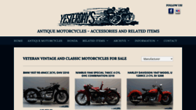What Yesterdays.nl website looked like in 2024 (2 years ago)