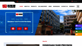 What Ysd-cncparts.com website looks like in 2024 
