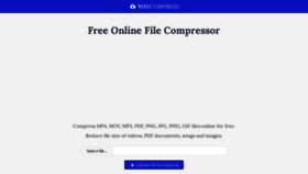 What Youcompress.com website looks like in 2024 