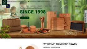 What Yawenkitchen.com website looks like in 2024 