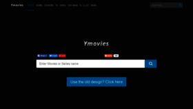 What Ymovies.vip website looks like in 2024 