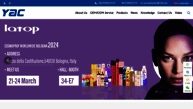 What Yacbeauty.com website looks like in 2024 