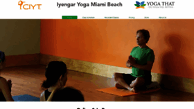 What Yogathat.com website looks like in 2024 