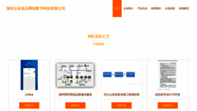 What Yunduomingpin.com website looks like in 2024 
