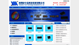 What Yuxinic.com website looks like in 2024 