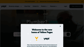 What Yellowpages.co.za website looked like in 2024 (1 year ago)