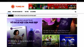 What Yume.vn website looked like in 2024 (2 years ago)