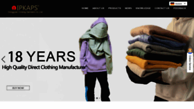 What Yimeng-garments.com website looks like in 2024 