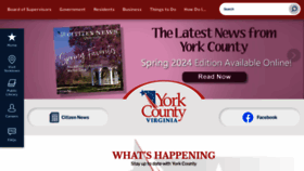 What Yorkcounty.gov website looked like in 2024 (1 year ago)
