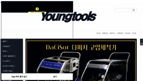 What Youngtools.kr website looks like in 2024 