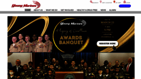 What Youngmarines.org website looks like in 2024 