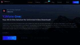 What Y2mate.ch website looks like in 2024 