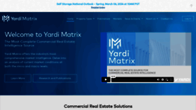 What Yardimatrix.com website looks like in 2024 