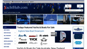 What Yachthub.com website looks like in 2024 