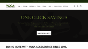 What Yogaaccessories.com website looks like in 2024 