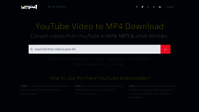 What Ymp4.download website looks like in 2024 