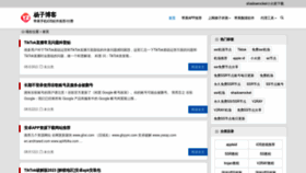 What Yang-zi.com website looks like in 2024 