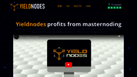 What Yieldnodes.network website looks like in 2024 