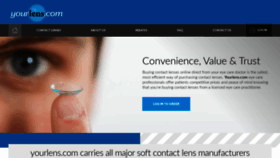 What Yourlens.com website looks like in 2024 