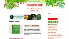What Yougrowgirl.com website looks like in 2024 