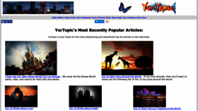 What Yurtopic.com website looks like in 2024 