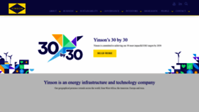 What Yinson.com website looks like in 2024 