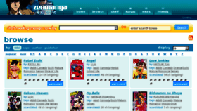 What Zenmanga.com website looked like in 2011 (13 years ago)