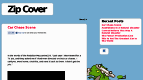 What Zipcover.com website looked like in 2012 (12 years ago)