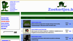 What Zoekertjes.be website looked like in 2012 (12 years ago)