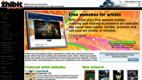What Zhibit.org website looked like in 2012 (14 years ago)