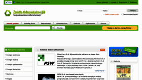What Zrodlaodnawialne.pl website looked like in 2012 (11 years ago)