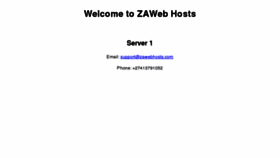 What Za.cx website looked like in 2012 (11 years ago)