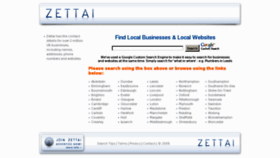 What Zettai.net website looked like in 2012 (11 years ago)