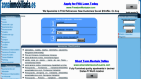 What Zonainmobiliaria.es website looked like in 2013 (11 years ago)