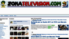 What Zonatelevision.com website looked like in 2013 (11 years ago)