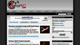 What Zerorc.com website looked like in 2013 (10 years ago)