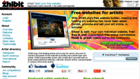 What Zhibit.org website looked like in 2013 (13 years ago)