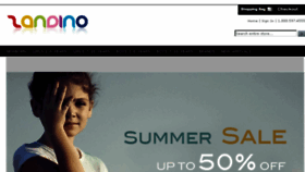 What Zandino.com website looked like in 2013 (10 years ago)