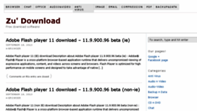 What Zudownload.com website looked like in 2013 (10 years ago)