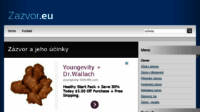 What Zazvor.eu website looked like in 2013 (10 years ago)