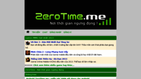 What Zerotime.me website looked like in 2013 (10 years ago)