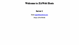 What Za.cx website looked like in 2013 (10 years ago)