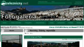 What Zeleznicny.net website looked like in 2014 (10 years ago)