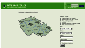 What Zdravcentra.cz website looked like in 2014 (10 years ago)