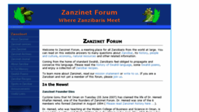 What Zanzinet.org website looked like in 2014 (10 years ago)