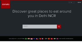 What Zomato.com website looked like in 2014 (10 years ago)