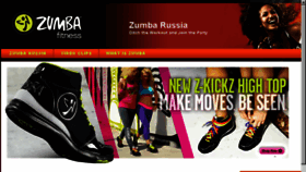 What Zumbawear.ru website looked like in 2014 (10 years ago)