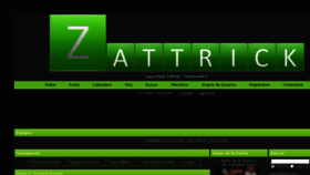 What Zattrick.com website looked like in 2014 (9 years ago)