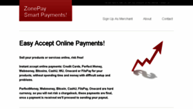 What Zonepay.net website looked like in 2014 (9 years ago)
